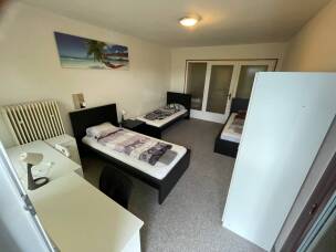 Photo Světlý pokoj s terasou a výhledem do zeleně – kousek od BVV