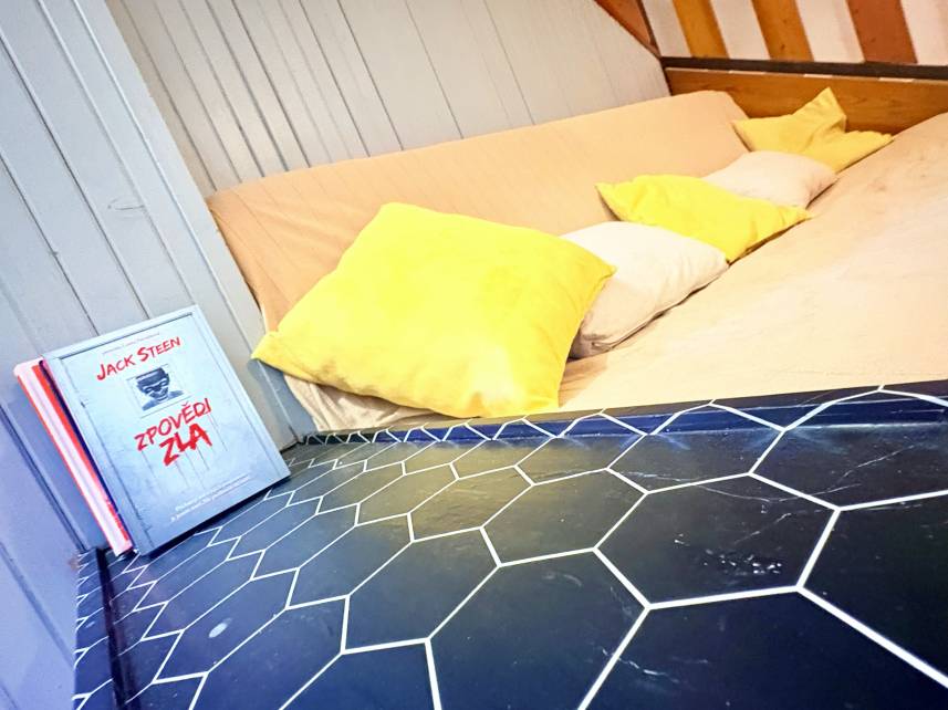 Dvoulůžkový pokoj s terasou – Klid a zeleň kousek od centra Photo 8